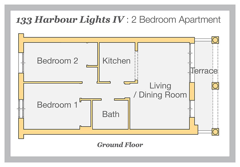 133 HARBOUR LIGHTS IV : 2 Bedroom Apartment
