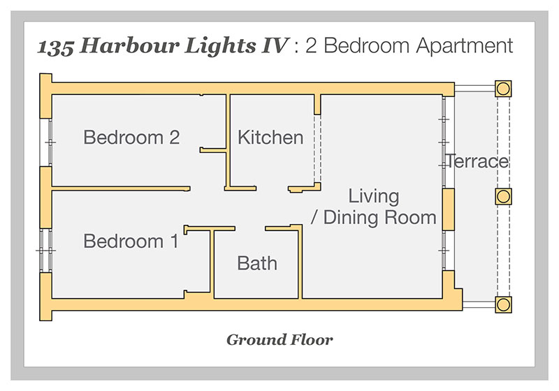 135 HARBOUR LIGHTS IV : 3 Bedroom Apartment